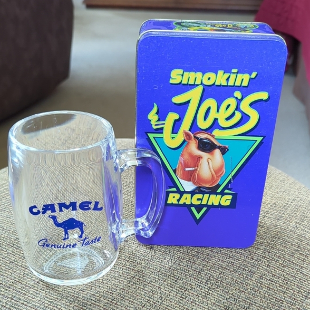 90s Camel Brand Mug + Tin Box